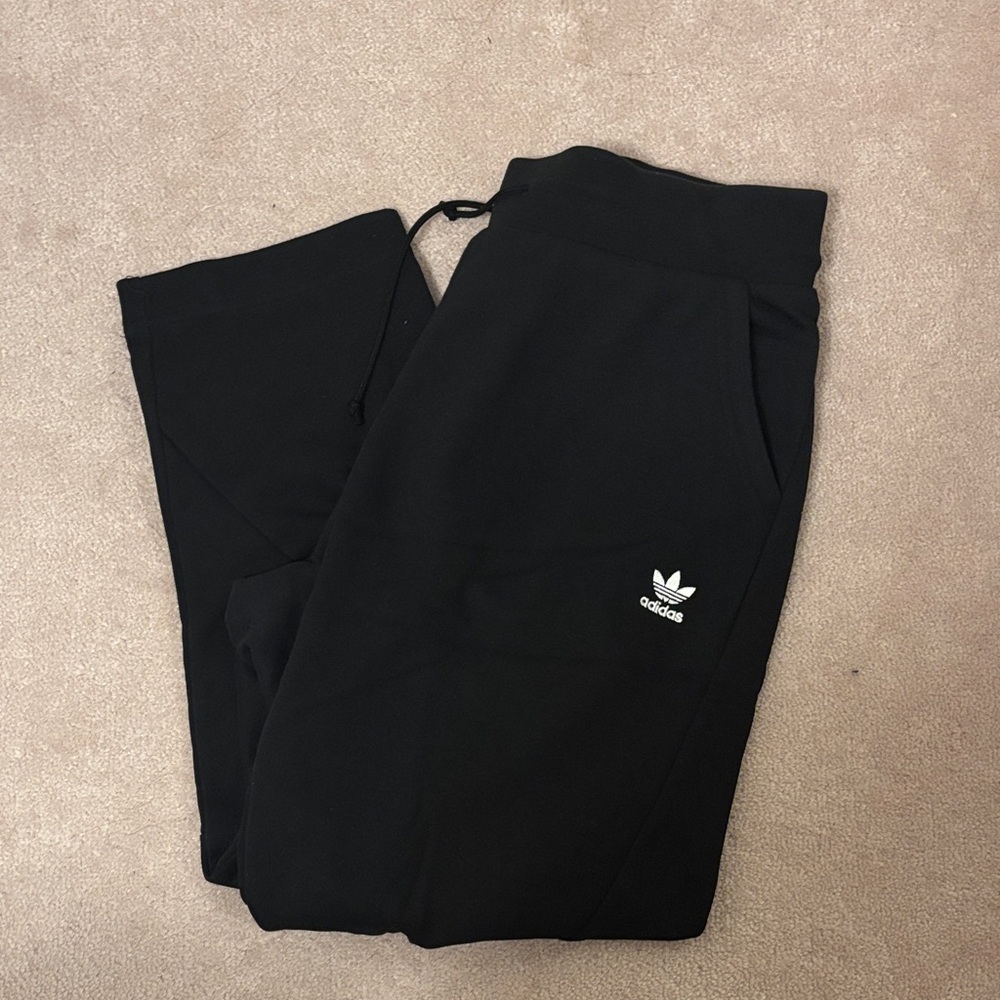 Adidas Black Tapered Sweatpants
